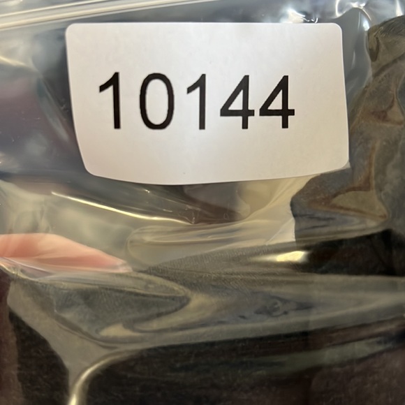 Old Navy High Rise Cropped Lattice Hem Leggings Sark Gray Elastic Waistband New - Picture 8 of 8